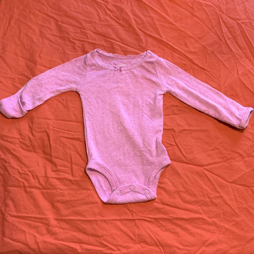 Carter’s newborn long sleeved onesie